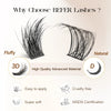 Natural Fluffy DIY Lash Clusters