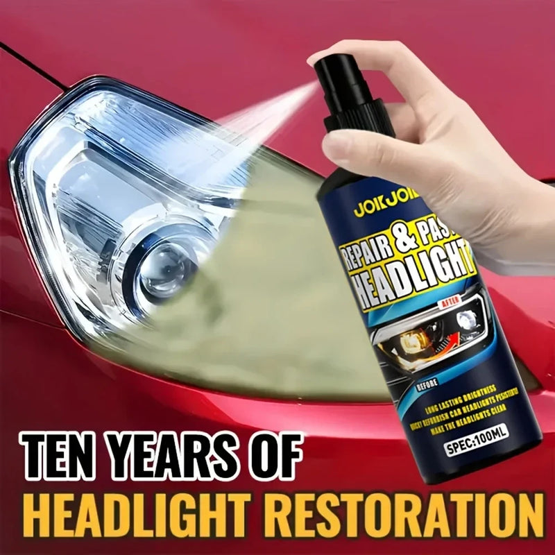Car Headlight Restoration Spray