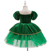Bow Accent Holiday Princess Dress