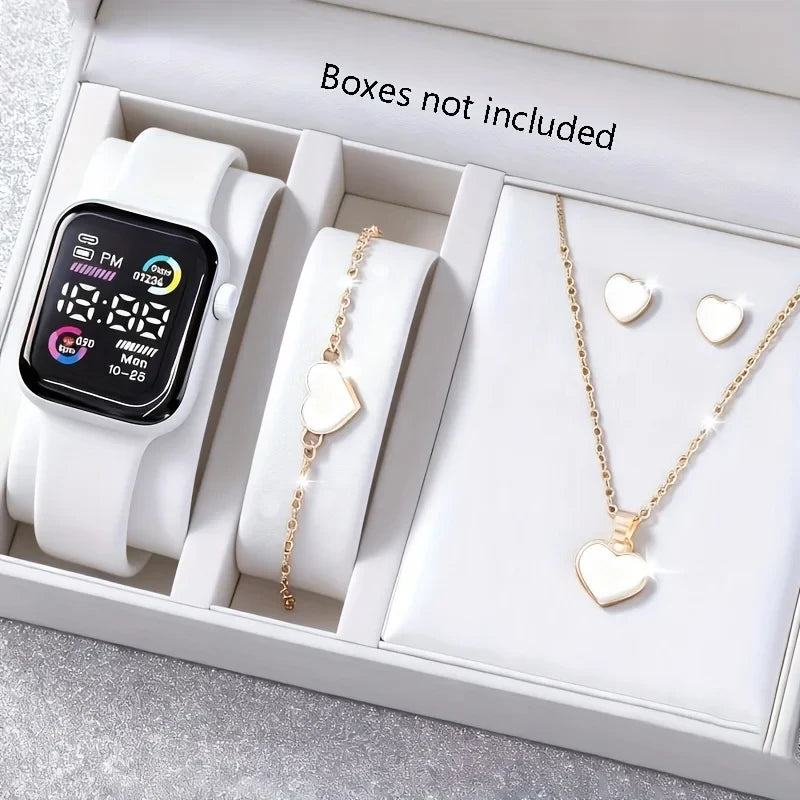 Teen Fashion Electronic Watch and Accessory Set