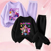 Cartoon Printed Kids Sweatshirt Set