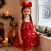 Sequin Layered Tutu Christmas Dress