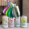 DIPESI Soda Can Cap Set with Straws
