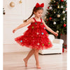 Sequin Layered Tutu Christmas Dress