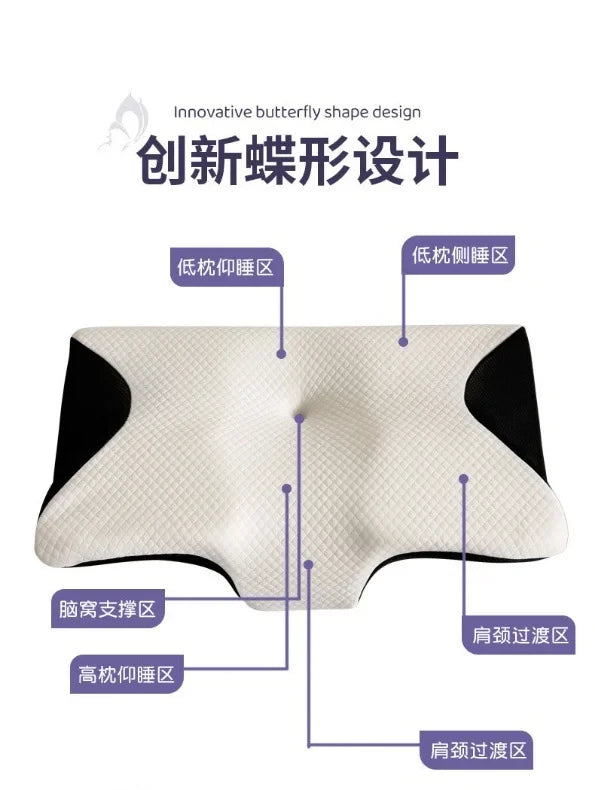 Ergonomic Memory Foam Cervical Pillow