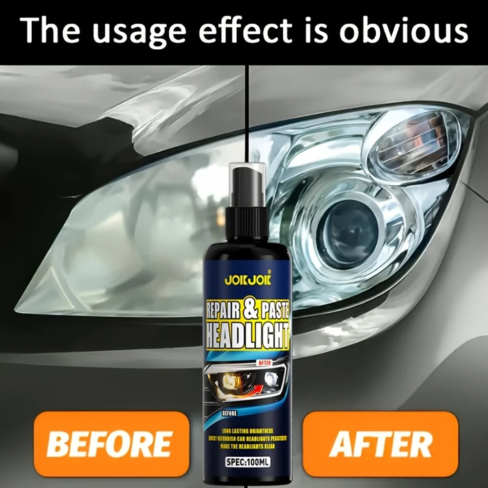 Car Headlight Restoration Spray