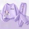 Children Knit Sweatshirt Pants Set