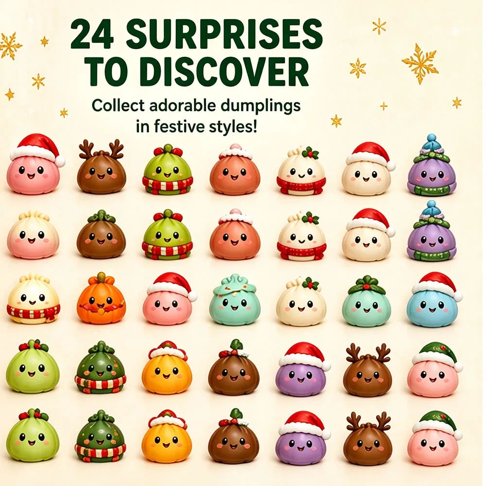 Christmas Advent Calendar Squishy Toys