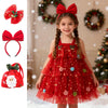Sequin Layered Tutu Christmas Dress