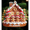 Acrylic Gingerbread House Christmas Ornament