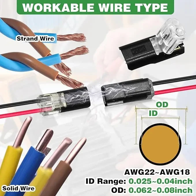 Double-Wire Plug-In Connector