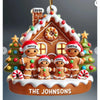 Acrylic Gingerbread House Christmas Ornament