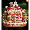 Acrylic Gingerbread House Christmas Ornament