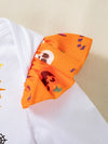 Ghost Print Infant Halloween Outfit
