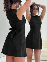 Minimalist Sleeveless A-Line Mini Dress