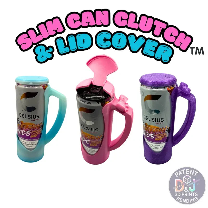 Slim Can Clutch and Lid Cover Set