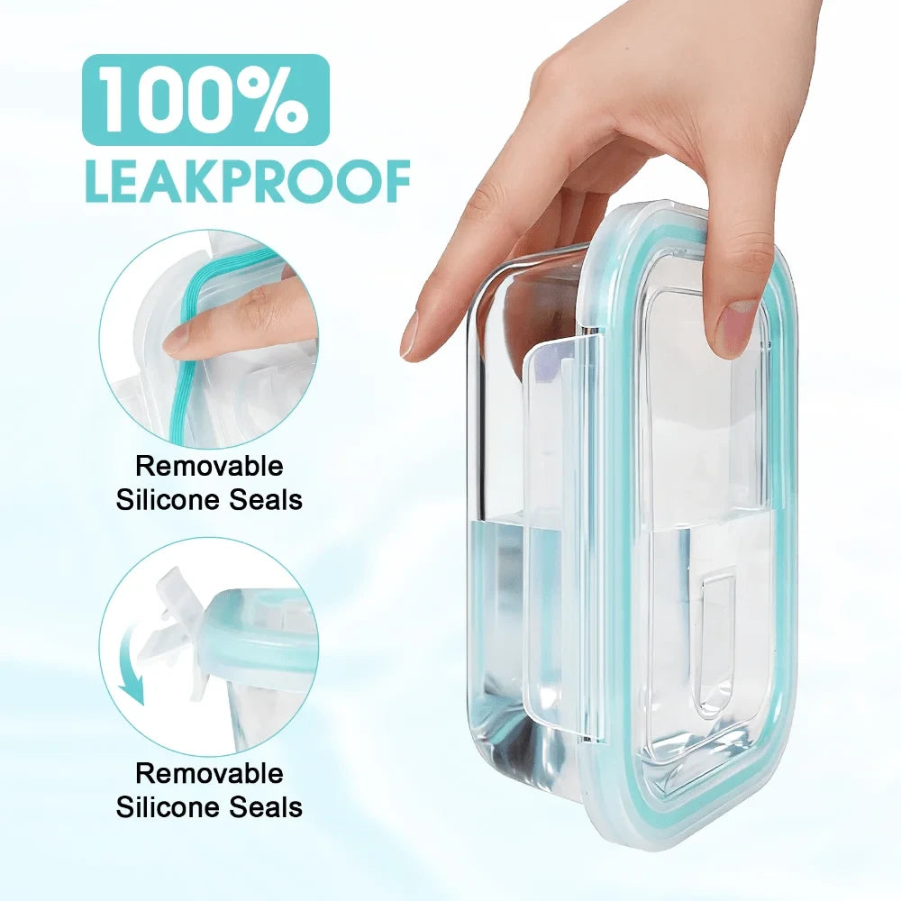 Glass Food Storage Container Set