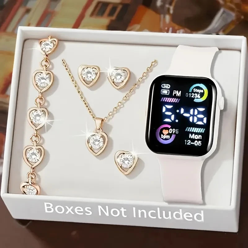 Teen Fashion Electronic Watch and Accessory Set