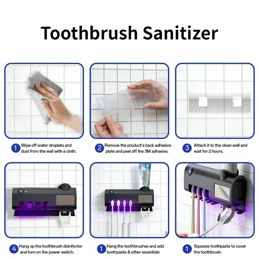 Smart Toothbrush Sanitizer and Holder