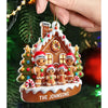 Acrylic Gingerbread House Christmas Ornament
