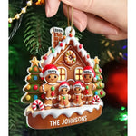 Acrylic Gingerbread House Christmas Ornament