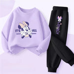 Children Knit Sweatshirt Pants Set