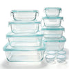 Glass Food Storage Container Set