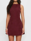 Minimalist Sleeveless A-Line Mini Dress