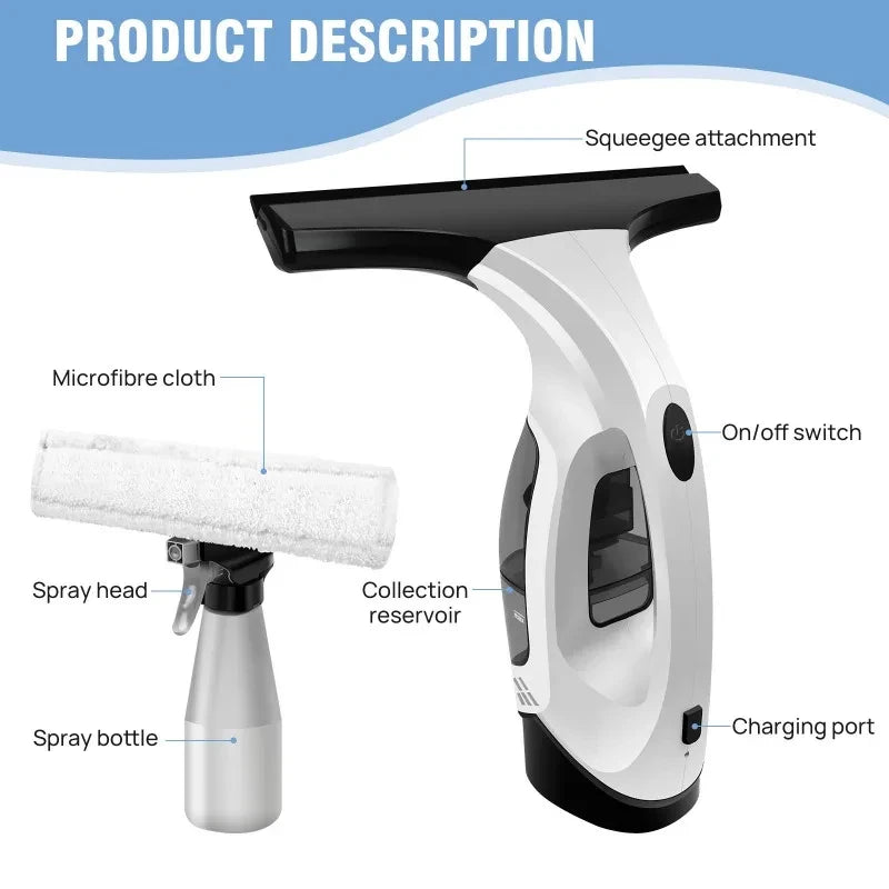 Mini Handheld Electric Window Squeegee