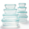 Glass Food Storage Container Set