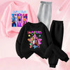 Cartoon Printed Kids Sweatshirt Set