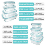 Glass Food Storage Container Set
