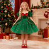 Bow Accent Holiday Princess Dress