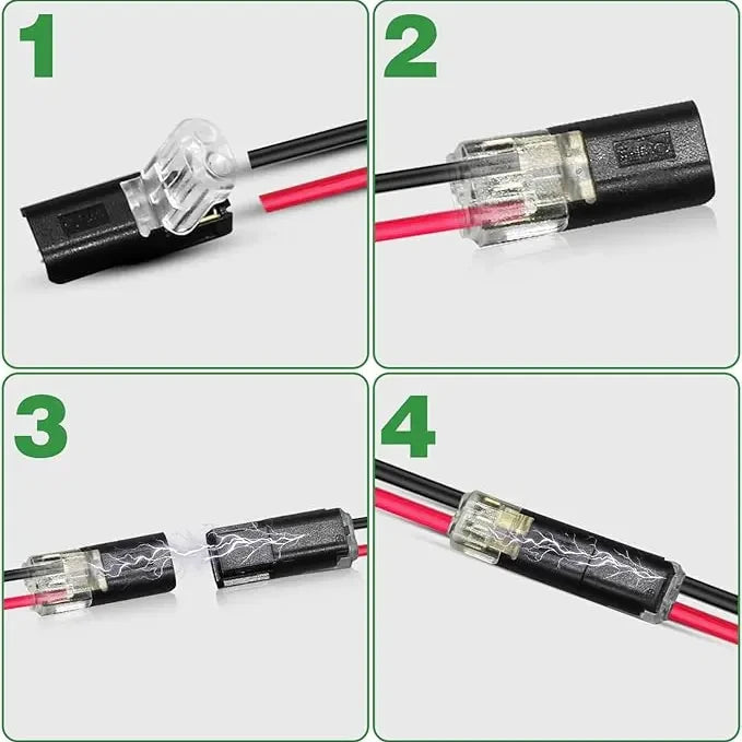 Double-Wire Plug-In Connector